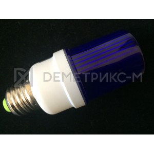 Строб-лампа Синяя Е27 LED (Светодиодная) (Лампа-вспышка)