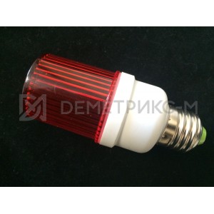 Строб-лампа Красная Е27 LED (Светодиодная) (Лампа-вспышка)