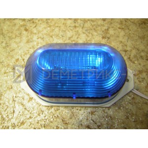Строб-лампа Синяя Накладная LED (Светодиодная) (Лампа-вспышка)