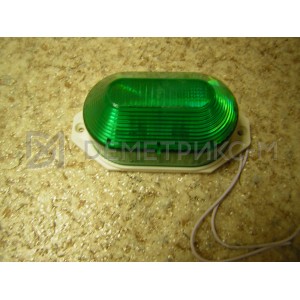 Строб-лампа Зеленая Накладная LED (Светодиодная) (Лампа-вспышка)